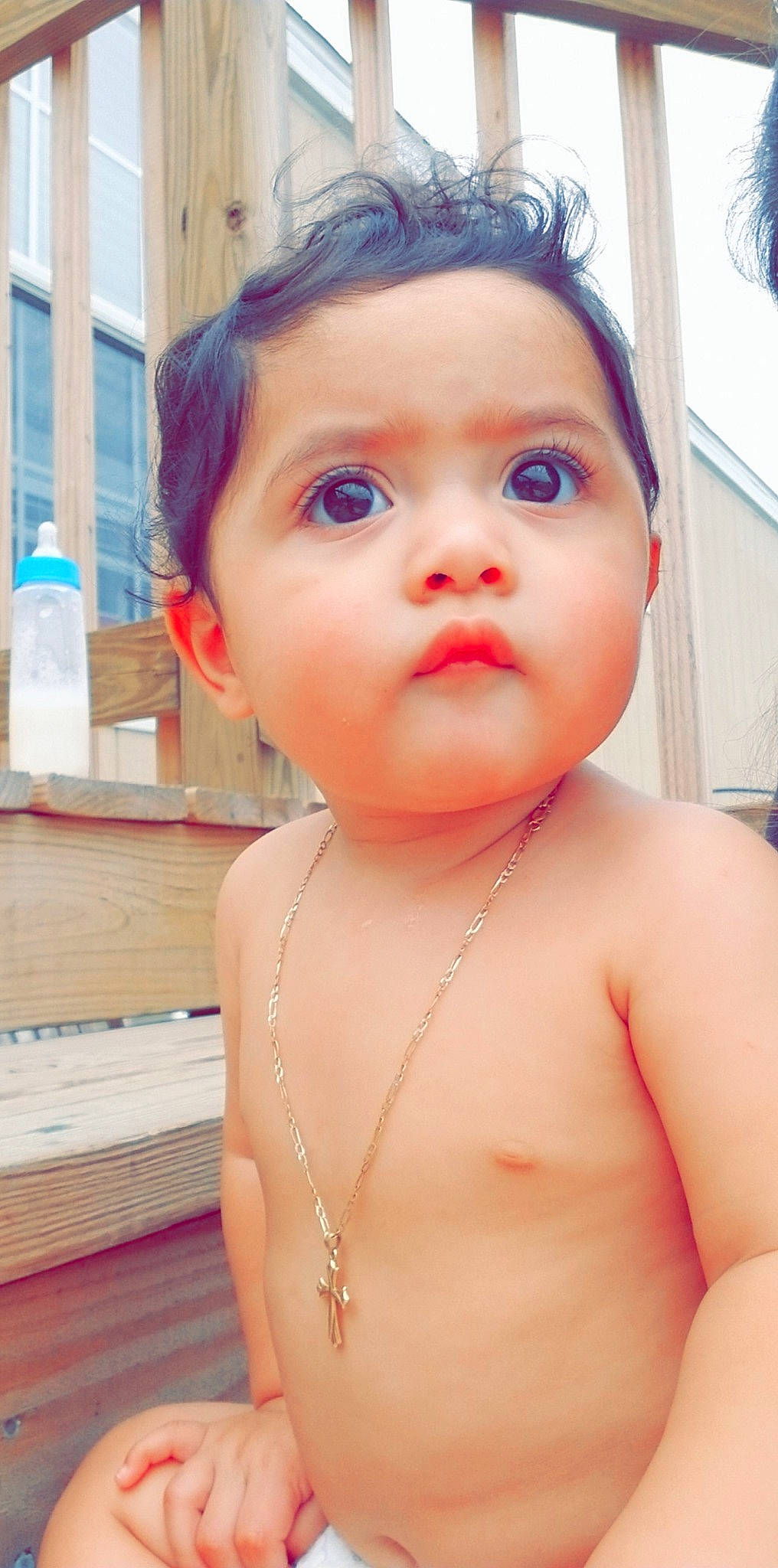 Lionel joined the competition — help win amazing prizes! baby, beauty, cheek, child, chin, close_up, eye, eyebrow, face, forehead, hair, head, iris, lip, mouth, nose, organ, person, pink, skin