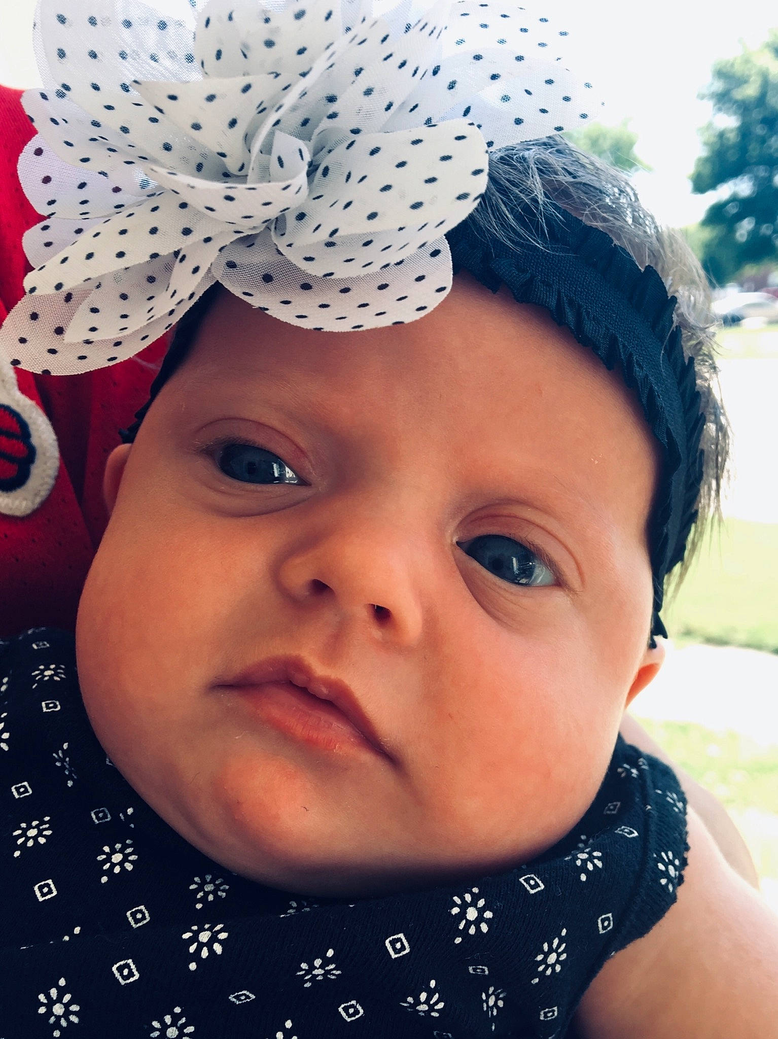 Izzabella is registered to the contest to win money with this photo: baby, bonnet, cheek, child, face, fashion_accessory, forehead, hair_accessory, hat, head, headgear, lip, nose, person, portrait_photography, skin, smile, sun_hat, toddler