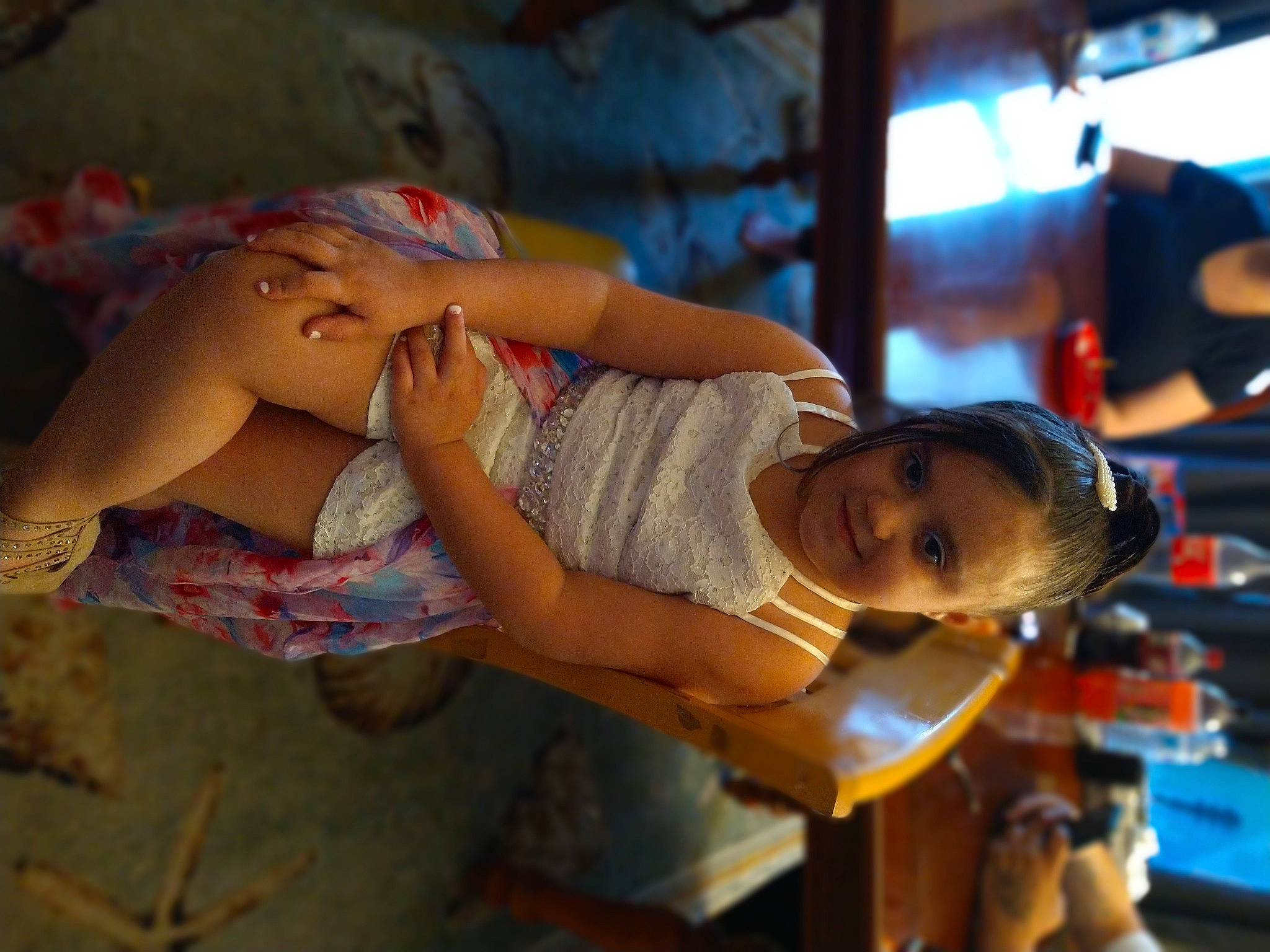 Alize joined the competition — help win amazing prizes! abdomen, chest, dress, elbow, flash_photography, flesh, fun, hairstyle, happy, hat, human_leg, joy, leisure, muscle, person, sandal, sitting, skin, thigh, tree