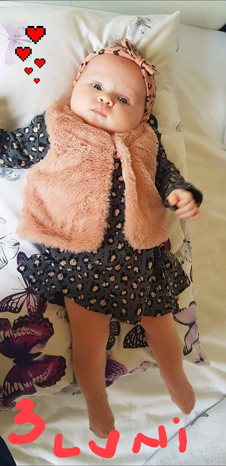 Evelina is registered to the contest to win money with this photo: beige, cheek, child, child_model, clothing, doll, dress, fur, leg, outerwear, pattern, toddler, toy
