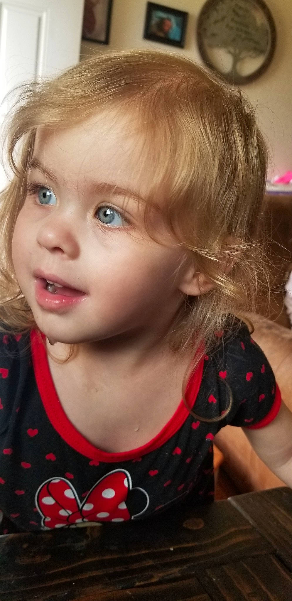 Samantha is registered to the contest to win money with this photo: baby_toddler_clothing, bangs, cheek, chin, cool, ear, eyelash, fun, hair, happy, iris, lip, mouth, neck, nose, person, skin, sleeve, smile, standing