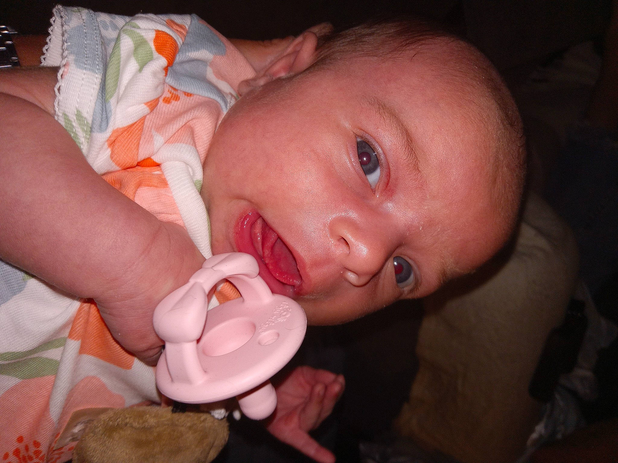 Londyn is registered to the contest to win money with this photo: baby, baby_products, baby_toddler_clothing, cheek, child, dress, ear, eyelash, finger, fun, hand, happy, iris, lip, mouth, nail, nose, person, skin, thumb