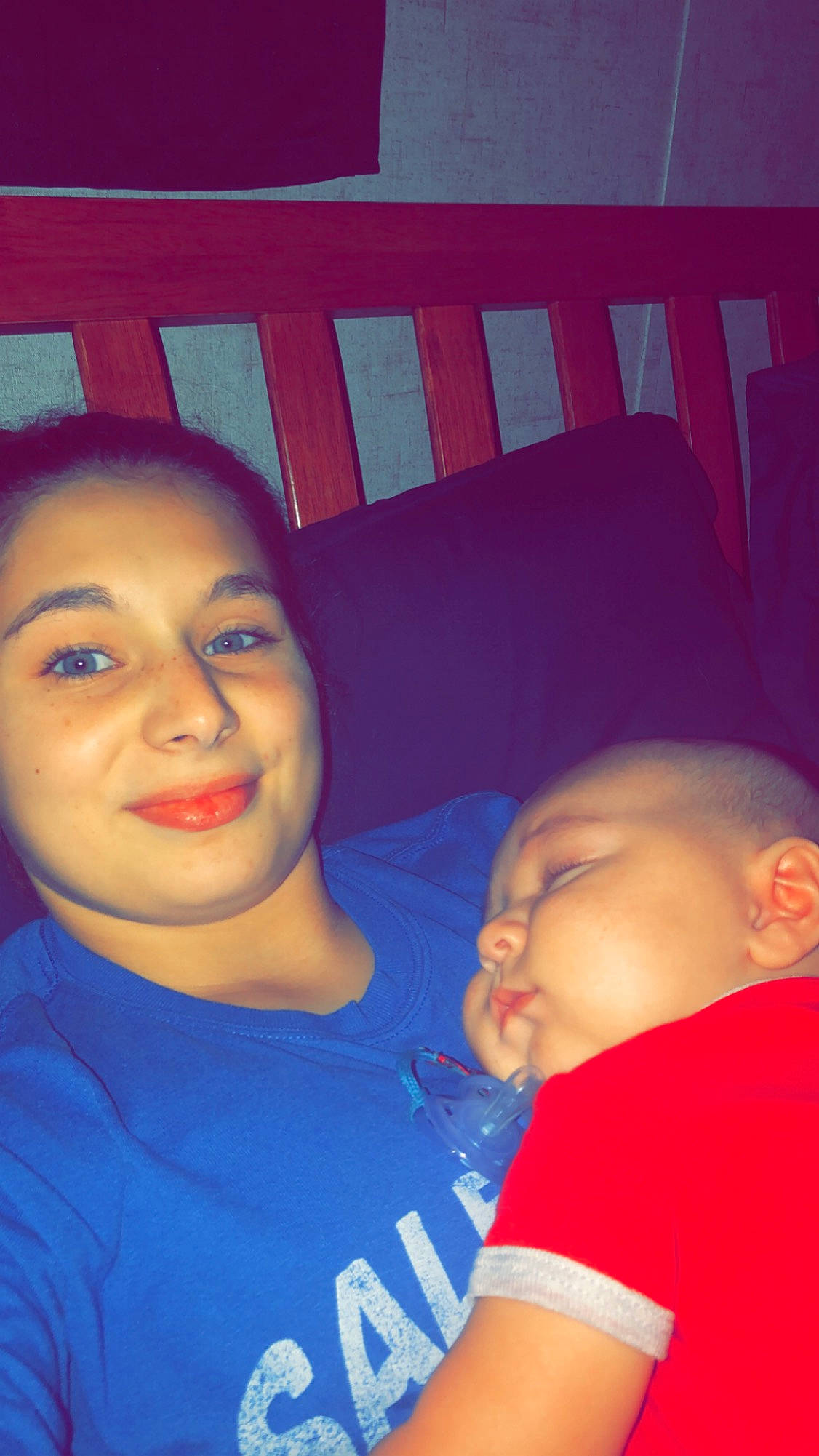 Corbyn is registered to the contest to win money with this photo: baby, black_hair, cheek, child, chin, cool, electric_blue, forehead, fun, gesture, hairstyle, happy, joy, lip, magenta, mouth, nose, person, red, skin