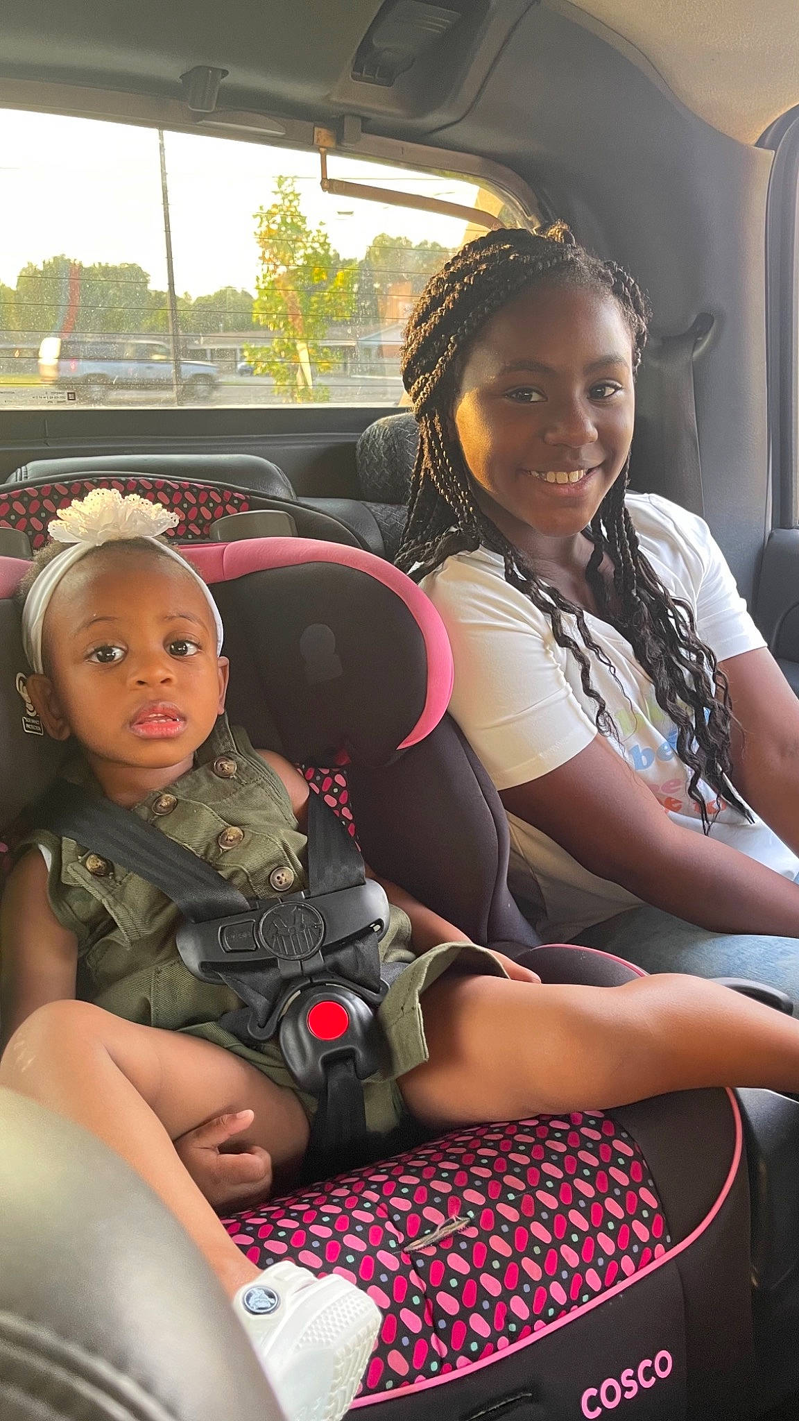 Nia joined the competition — help win amazing prizes! arm, automotive_design, black_hair, community, cool, event, eyewear, facial_expression, friendship, fun, human, interaction, jewellery, joy, leisure, motor_vehicle, person, skin, smile, social_group