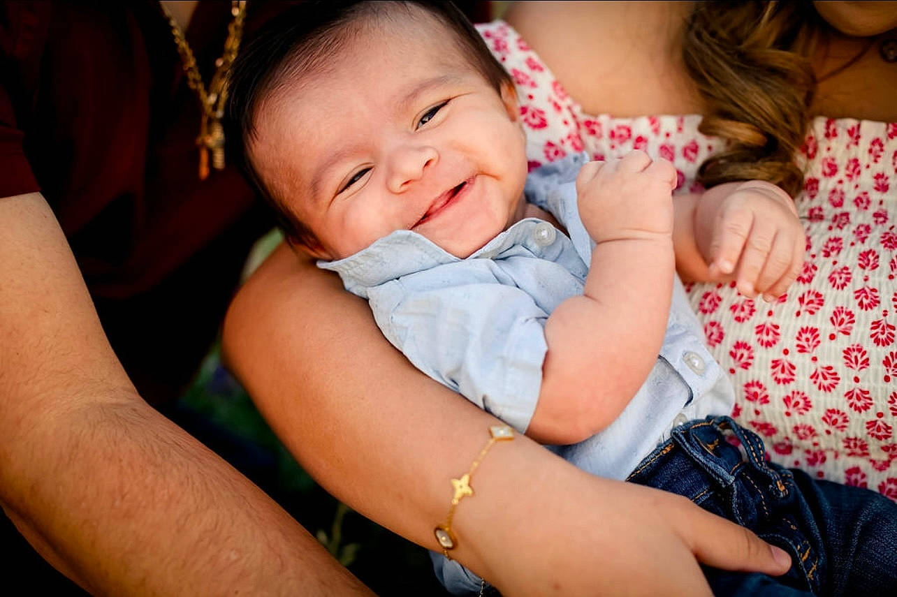 Juan joined the competition — help win amazing prizes! baby, baby_toddler_clothing, cheek, child, comfort, eye, facial_expression, finger, flash_photography, gesture, grass, happy, human_body, mouth, muscle, nail, person, skin, smile, toddler