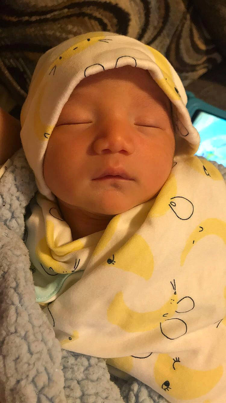 Gilbert joined the competition — help win amazing prizes! baby, cheek, child, chin, face, forehead, head, headwear, nose, person, skin, smile