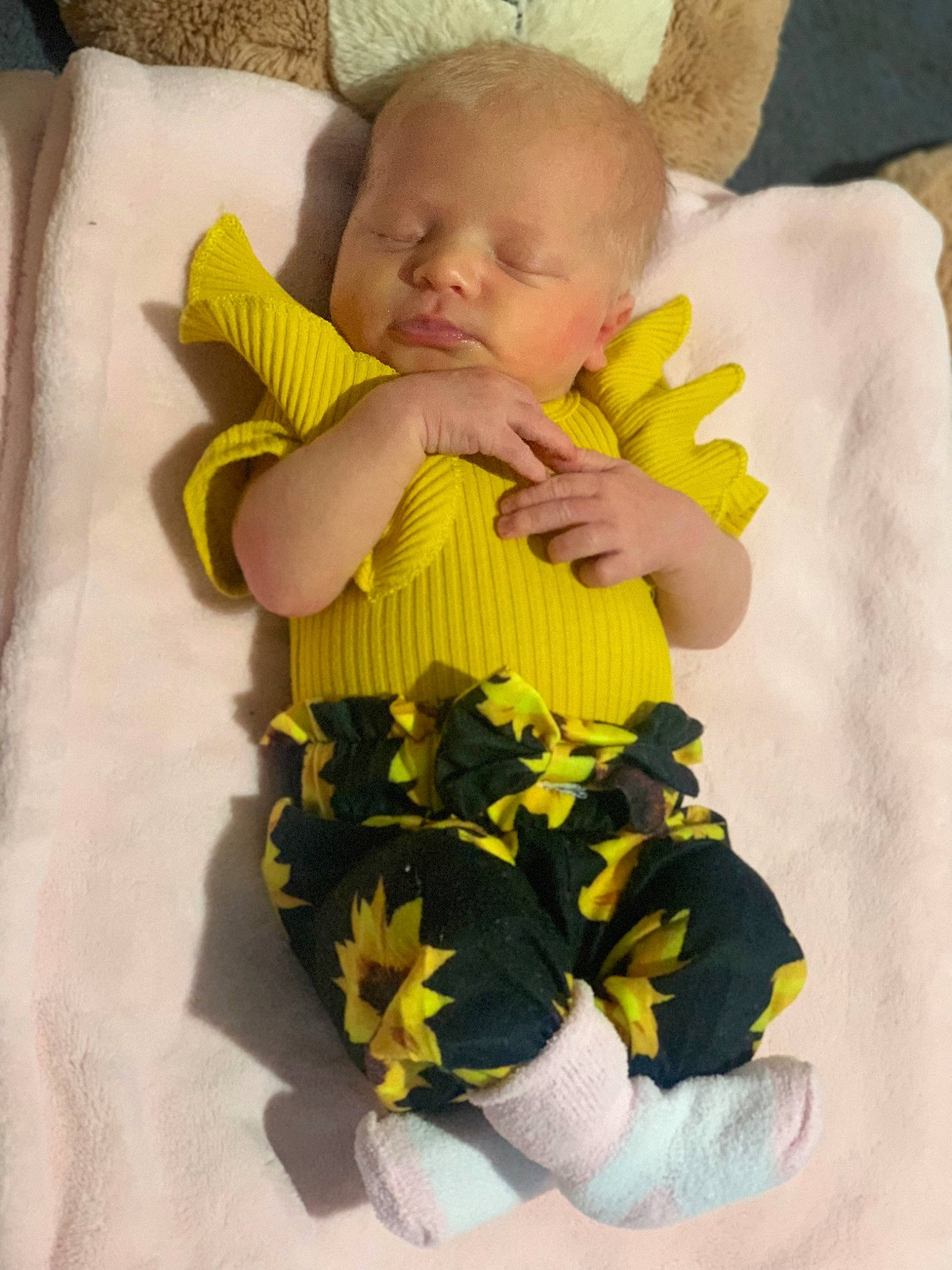 Gracelynn joined the competition — help win amazing prizes! arm, baby, baby_toddler_clothing, comfort, eye, face, finger, hand, happy, head, headgear, human_body, iris, linens, person, petal, plant, skin, sleeve, toddler