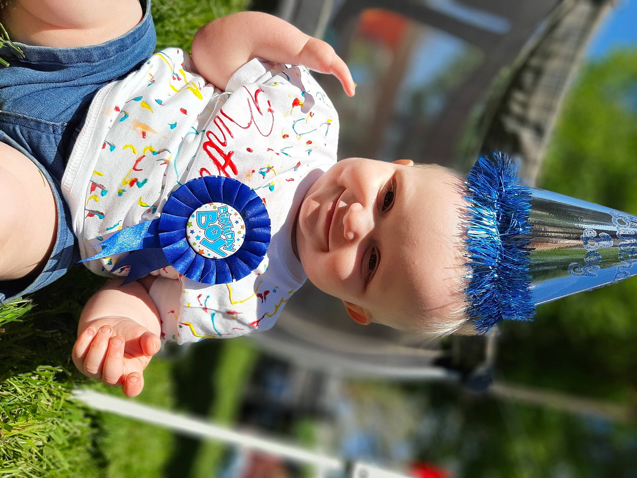 Dawson joined the competition — help win amazing prizes! child, fun, grass, happy, leisure, person, spring, toddler