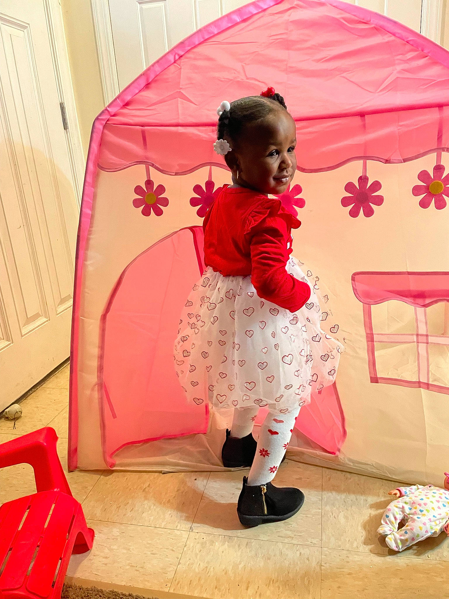 Xylyn joined the competition — help win amazing prizes! baby_toddler_clothing, bag, carmine, child, event, fashion_accessory, flooring, fun, happy, luggage_and_bags, magenta, pattern, peach, person, pink, product, red, room, textile, toddler