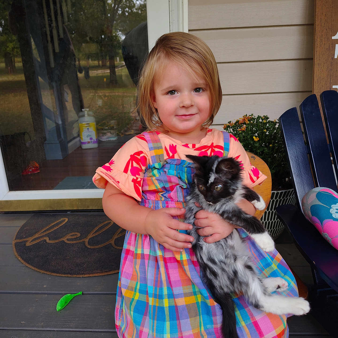 Savanna Helen is registered to the contest to win money with this photo: animal, canine, cat, child, clothing, dog, dress, face, female, footwear, formalwear, girl, head, person, pet, photography, portrait, puppy, shoe, wood