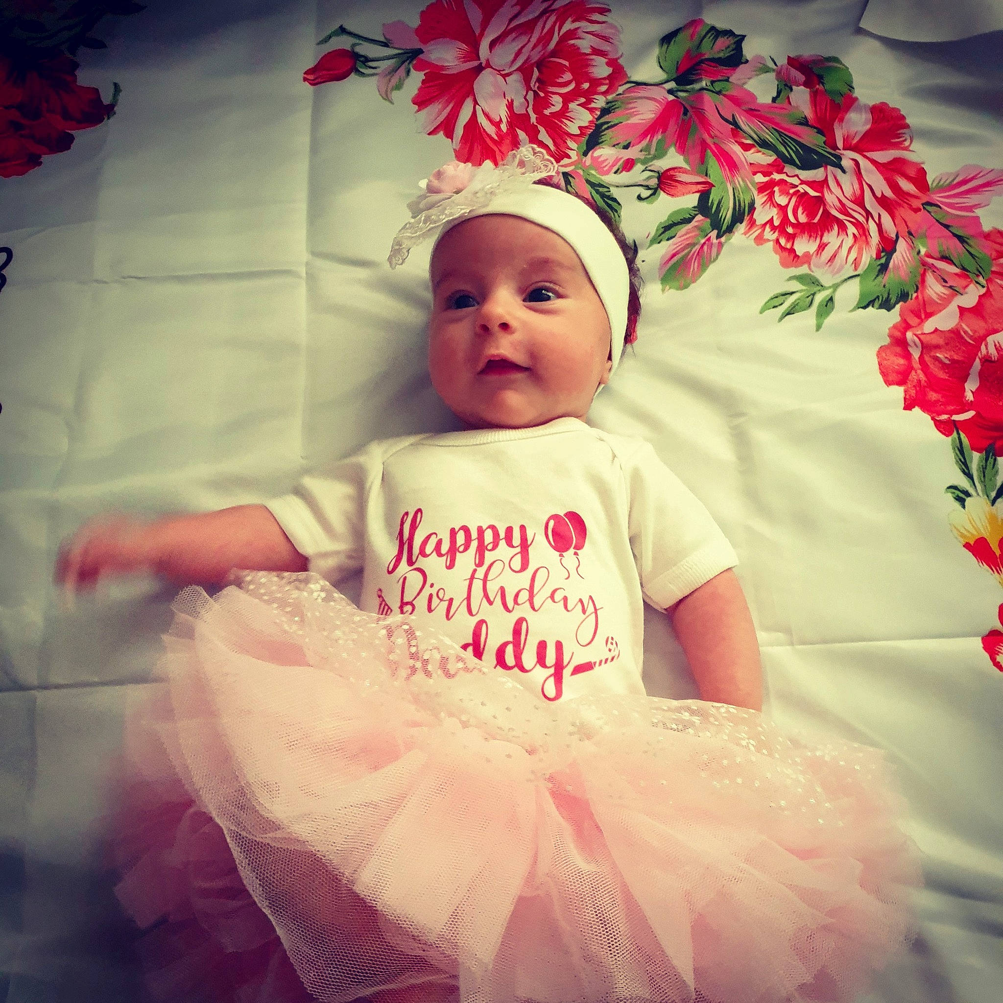 Carina joined the competition — help win amazing prizes! baby, baby_products, baby_toddler_clothing, ballet_tutu, child, clothing, costume, dress, hair_accessory, happy, headgear, headpiece, headwear, peach, person, photography, pink, product, smile, textile