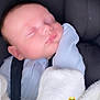 Tommy joined the competition — help win amazing prizes! baby, sleeping, car_seat, blanket, infant, face, child, cute, peaceful, soft, resting, comfort, clothing, indoors, young, portrait, small, adorable, wrapped, cozy