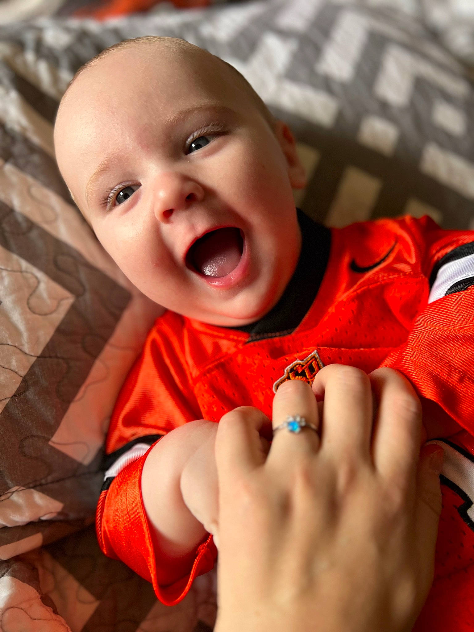 Creed joined the competition — help win amazing prizes! baby, baby_toddler_clothing, cheek, child, eye, finger, foot, fun, gesture, happy, human_body, lip, mouth, nail, nose, person, skin, smile, thumb, toddler