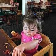 Autumn Tingler joined the competition — help win amazing prizes! chair, child, furniture, play, room, sitting, smile, table, toddler, wood