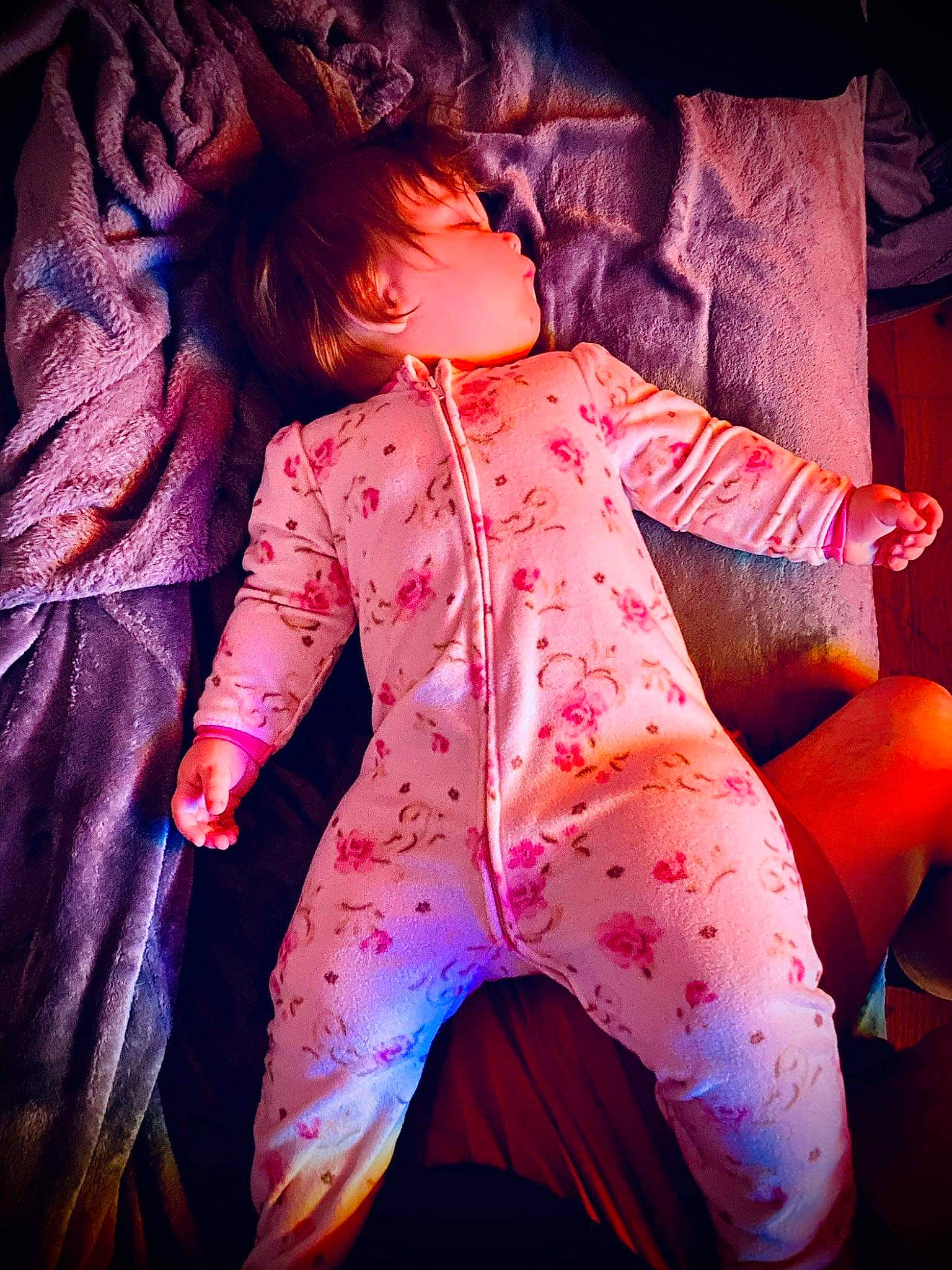 Serephina is registered to the contest to win money with this photo: baby_toddler_clothing, child, entertainment, eye, face, fashion_design, fun, hand, happy, head, human_body, human_leg, magenta, outerwear, person, pink, purple, sleeve, textile, thigh