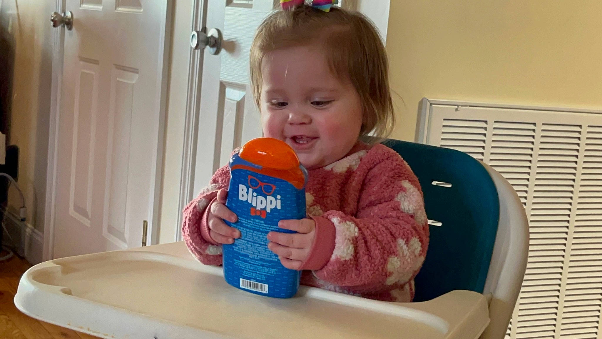 Serephina is registered to the contest to win money with this photo: baby, baby_playing_with_toys, baby_products, baby_toddler_clothing, child, door, drinkware, fun, happy, nail, person, plastic, plastic_bottle, play, room, service, sitting, smile, t_shirt, thumb