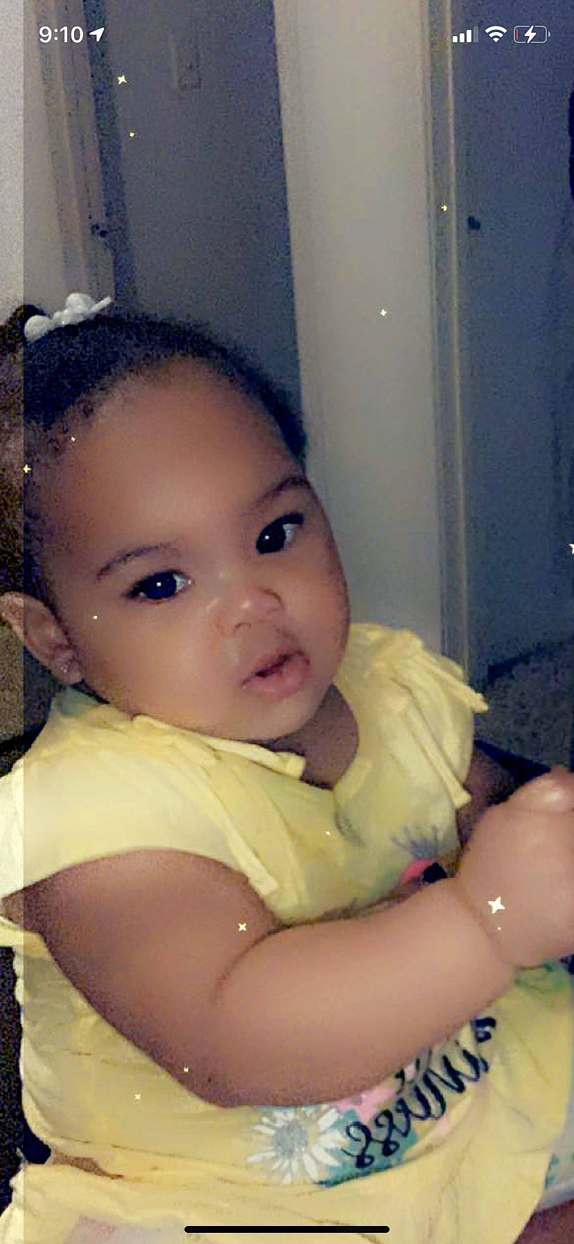 Ayanna joined the competition — help win amazing prizes! arm, baby, baby_toddler_clothing, black_hair, cheek, ear, eye, eyebrow, eyelash, finger, hair, happy, head, human_body, iris, lip, mouth, neck, nose, person