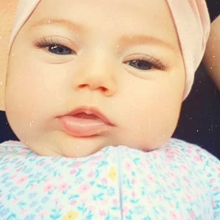 Presley Grace joined the competition — help win amazing prizes! baby, beauty, cheek, child, chin, close_up, ear, eye, eyebrow, eyelash, face, forehead, head, headgear, lip, nose, pink, skin, smile, toddler