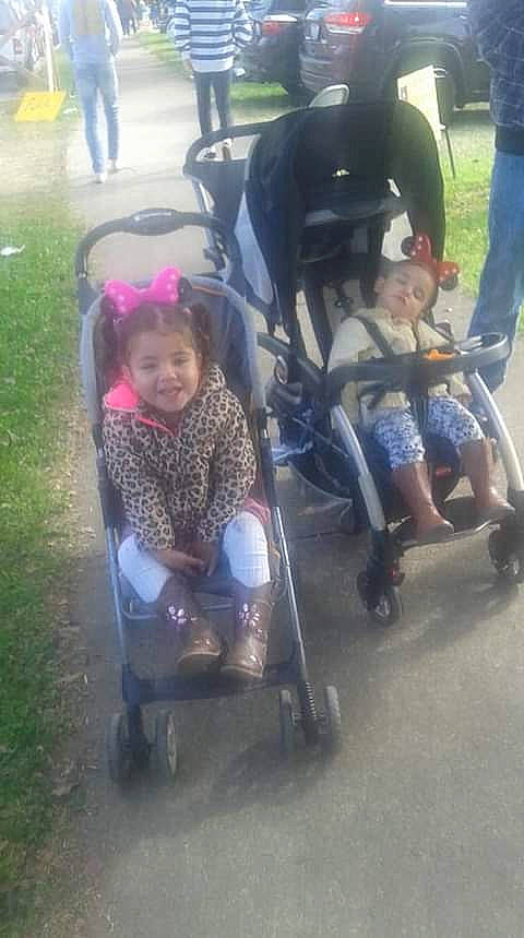 Kiylee is registered to the contest to win money with this photo: baby_carriage, baby_products, joy, person, product, vehicle