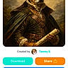 Hujo joined the competition — help win amazing prizes! animal_portrait, artwork, brown_fur, canine, character, cloudy_background, costume, digital_art, dog, dramatic_lighting, dressed_up, ears, fancy, historical_clothing, illustration, nobleman, old-fashioned, portrait, regal, scroll
