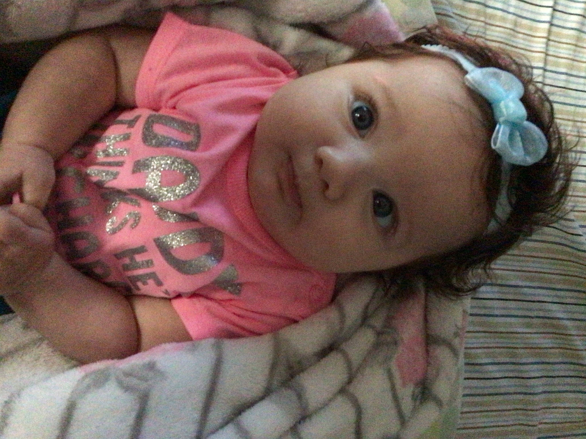 Cynthia is registered to the contest to win money with this photo: baby_toddler_clothing, cheek, chin, ear, eye, eyebrow, eyelash, face, facial_expression, forehead, hair, lip, mouth, neck, nose, organ, person, product, skin, sleeve