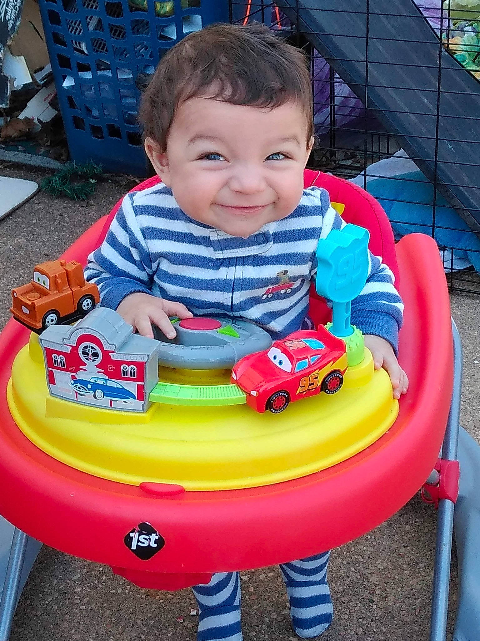 John joined the competition — help win amazing prizes! baby_products, child, fun, joy, leisure, person, play, product, toddler, toy