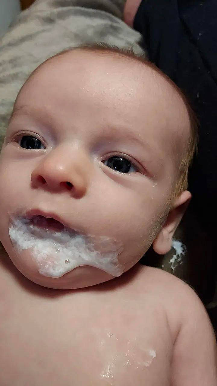 Remington is registered to the contest to win money with this photo: baby, bathing, beard, cheek, child, chin, ear, eye, eyebrow, eyelash, face, forehead, iris, jaw, lip, mouth, neck, nose, person, skin
