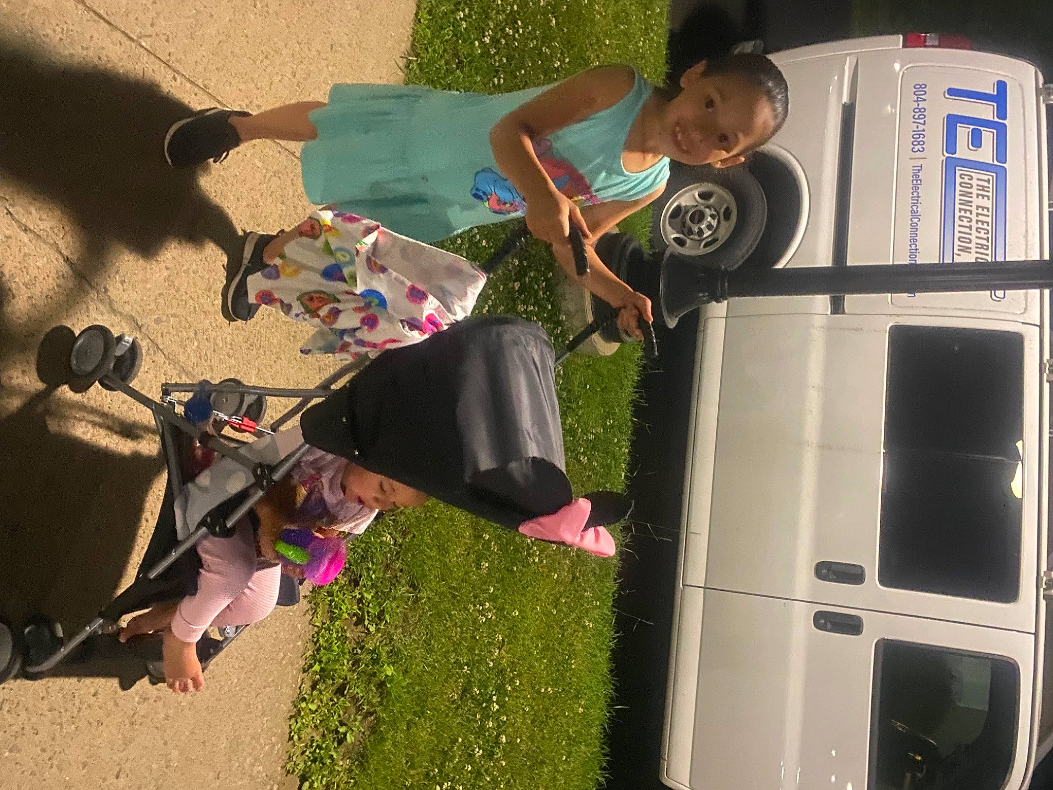 Destinee joined the competition — help win amazing prizes! automotive_design, automotive_exterior, automotive_lighting, boot, bumper, car, family_car, fun, gas, grass, joy, leisure, luggage_and_bags, motor_vehicle, person, plant, shoe, sneakers, tire, trunk