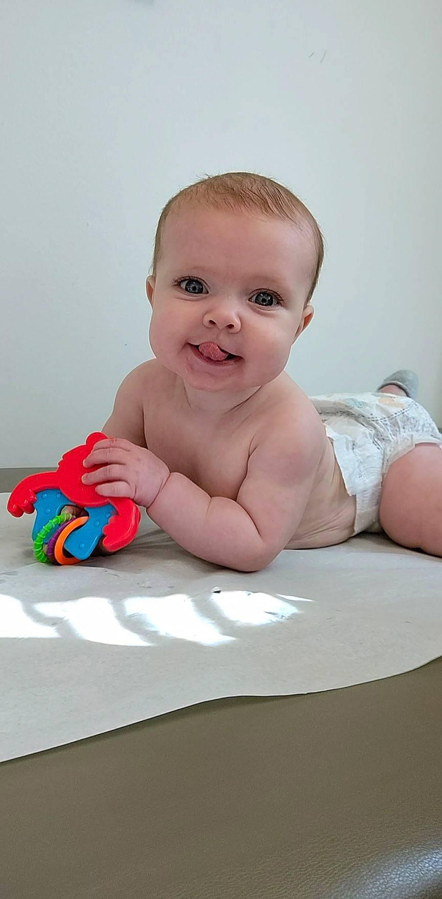 Delaney joined the competition — help win amazing prizes! arm, baby, baby_playing_with_toys, baby_products, baby_toddler_clothing, cheek, chest, child, comfort, finger, flash_photography, happy, human_body, human_leg, iris, person, smile, stomach, thumb, toddler
