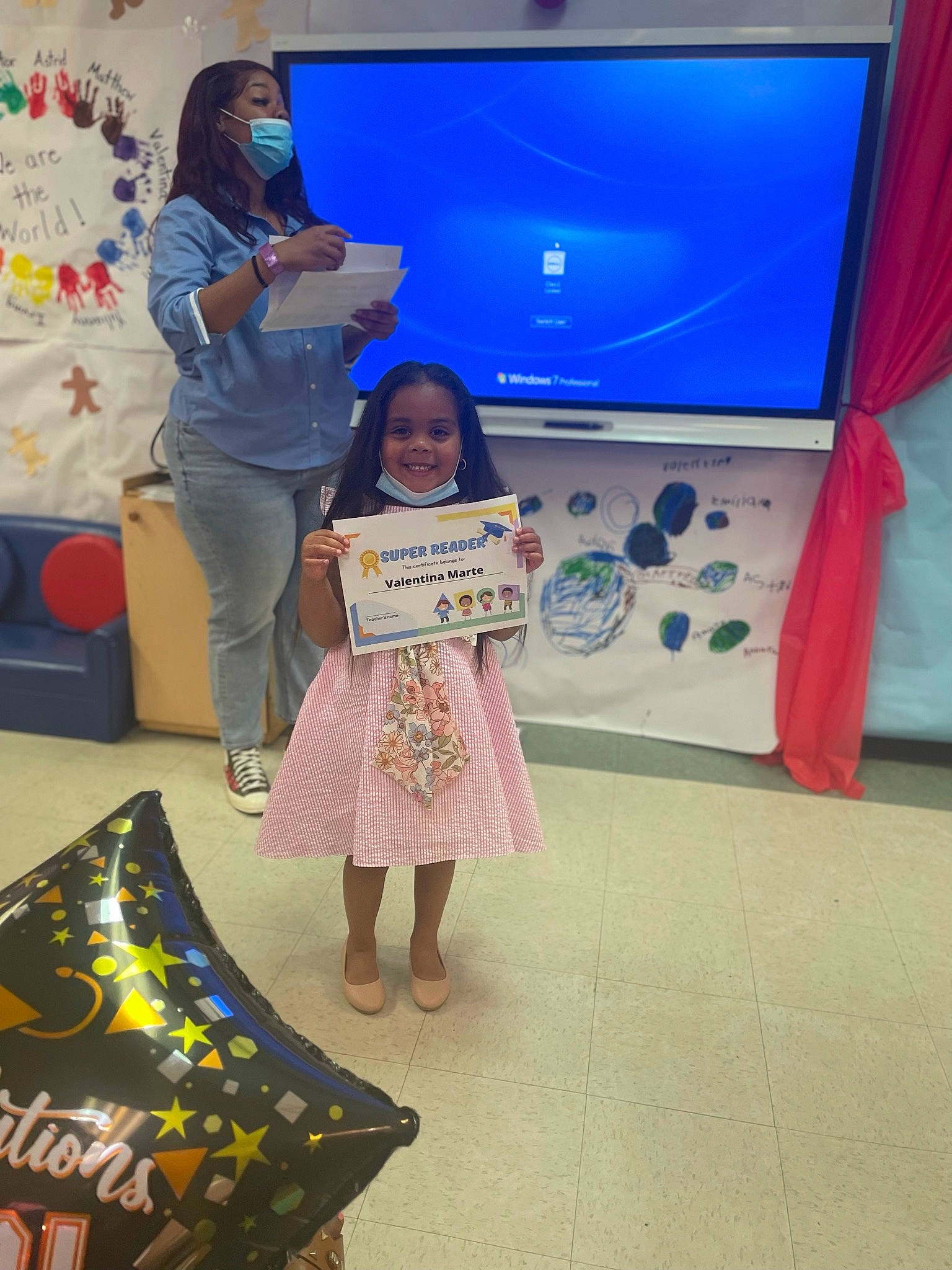 Valentina joined the competition — help win amazing prizes! adaptation, advertising, bag, balloon, child, curtain, event, fashion_design, flooring, fun, handbag, joy, leisure, person, recreation, room, sandal, snapshot, t_shirt, television