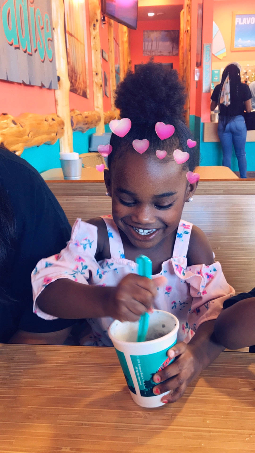 Kensley is registered to the contest to win money with this photo: child, fun, hairstyle, joy, person, play, toddler