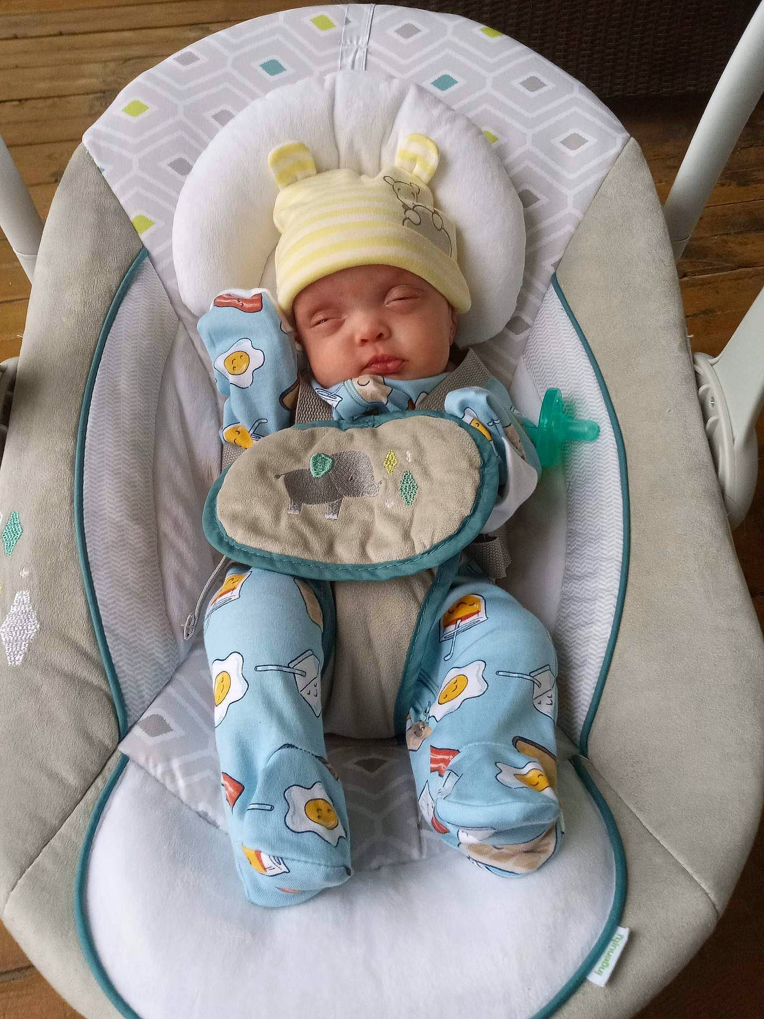 Calypso joined the competition — help win amazing prizes! baby, baby_products, baby_safety, baby_sleeping, baby_toddler_clothing, bib, chair, child, comfort, foot, hat, headwear, human_body, linens, person, sitting, sleeve, sock, toddler, white