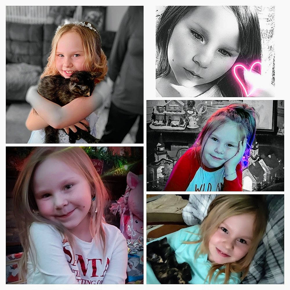 Myah is registered to the contest to win money with this photo: child, clothing, collage, eye, eyelash, face, facial_expression, gesture, hair, happy, head, human, joy, organ, outerwear, people, person, photograph, pink, sleeve