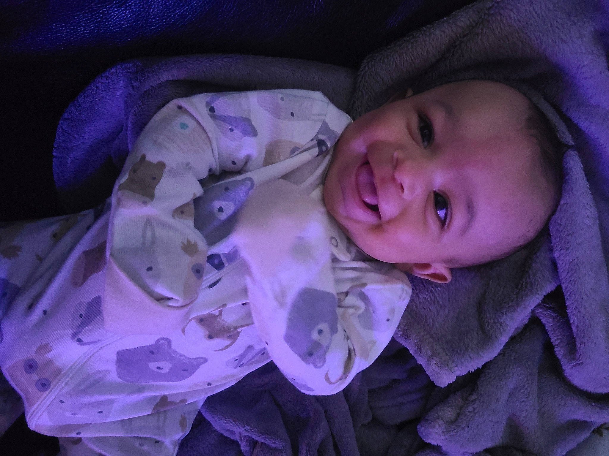 Kato joined the competition — help win amazing prizes! baby, baby_toddler_clothing, cheek, comfort, eye, grass, happy, head, headgear, human_body, iris, joy, lip, nose, person, pink, plant, purple, skin, smile