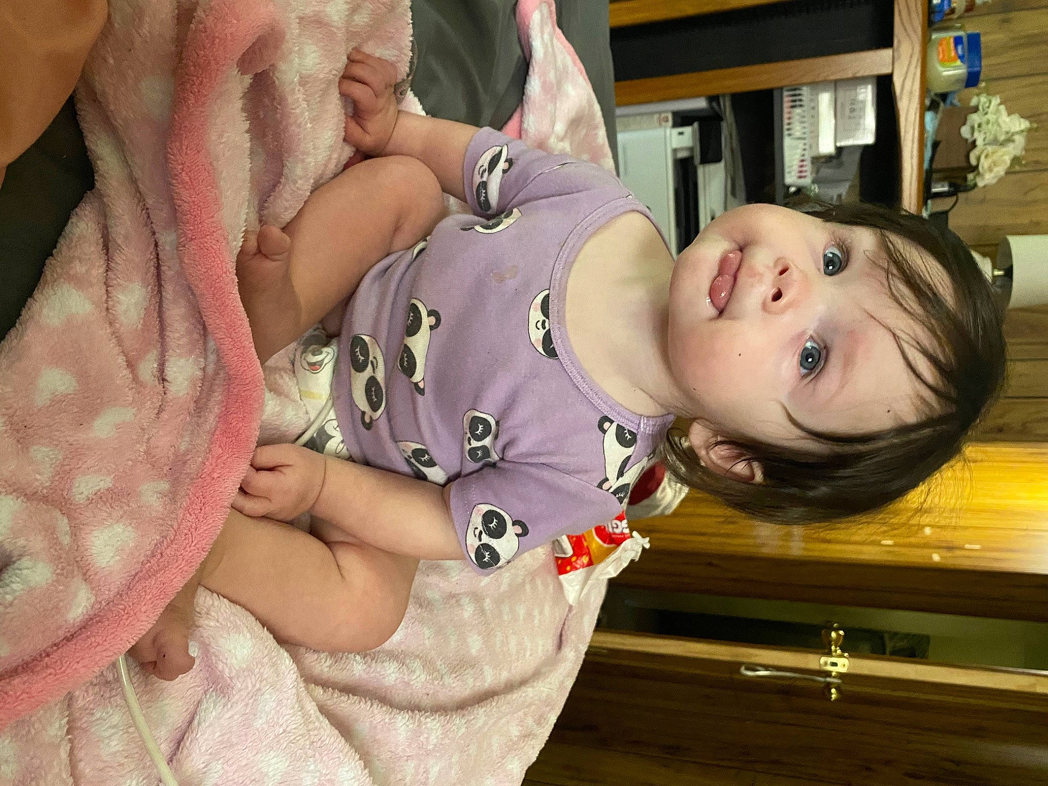 Layla joined the competition — help win amazing prizes! baby, baby_toddler_clothing, cheek, child, comfort, eyelash, fun, hairstyle, happy, human_body, iris, mouth, neck, nose, person, plant, sitting, skin, sleeve, toddler