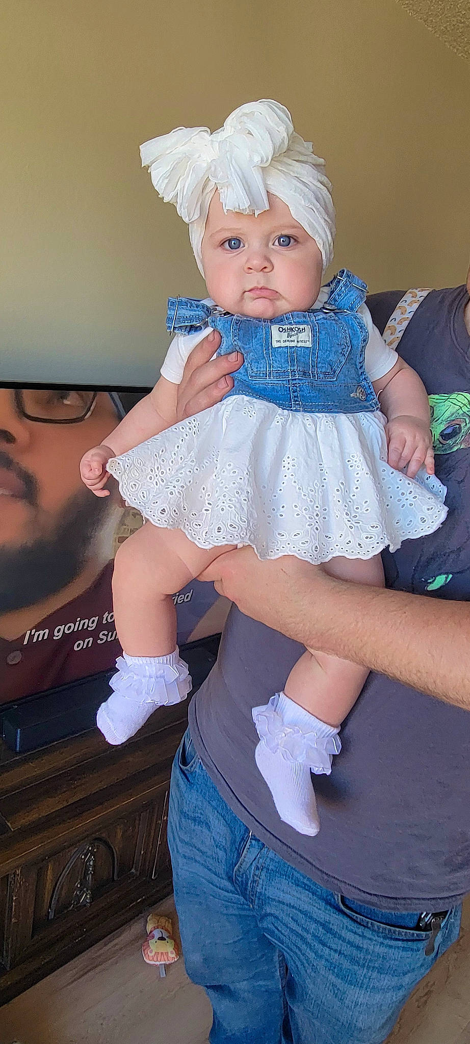 Julianna joined the competition — help win amazing prizes! blond, child, clothing, day_dress, doll, dress, event, fashion_design, formal_wear, happy, headwear, interaction, iris, joint, leg, person, shoulder, skin, thigh, toy