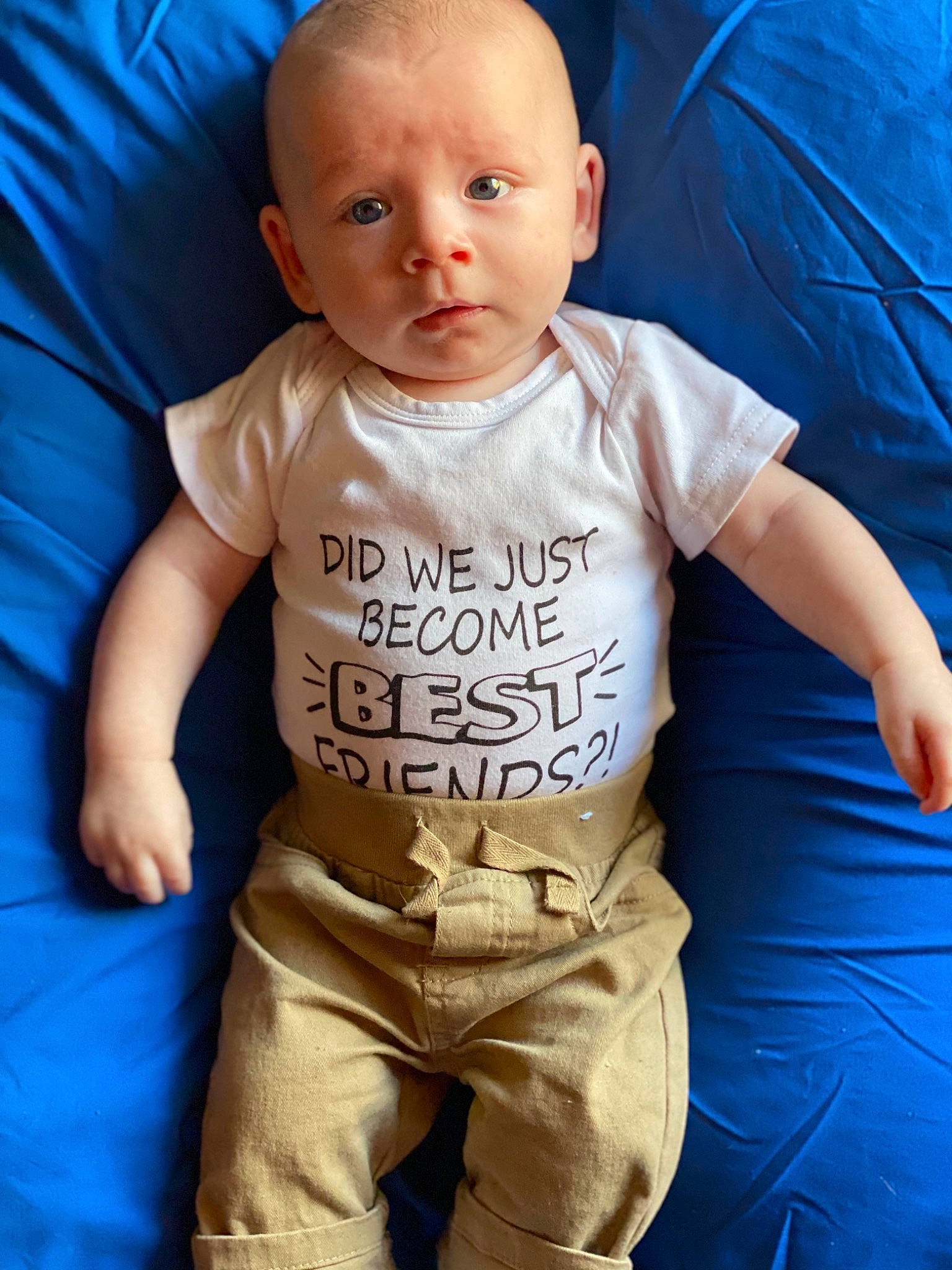 Tripp joined the competition — help win amazing prizes! baby, baby_toddler_clothing, child, person, sleeve, t_shirt, toddler