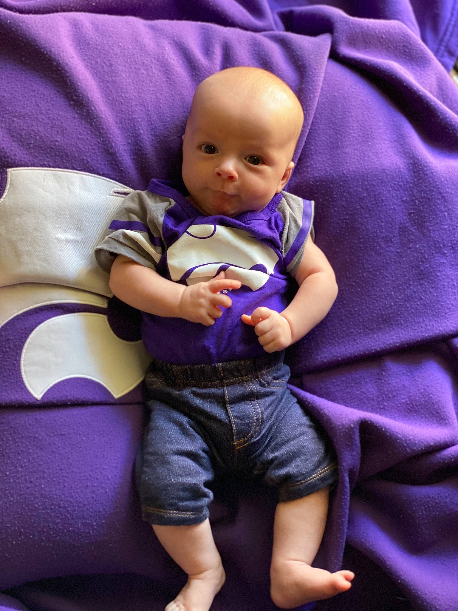 Slater joined the competition — help win amazing prizes! baby, baby_products, child, comfort, person, product, purple, sitting, toddler, violet
