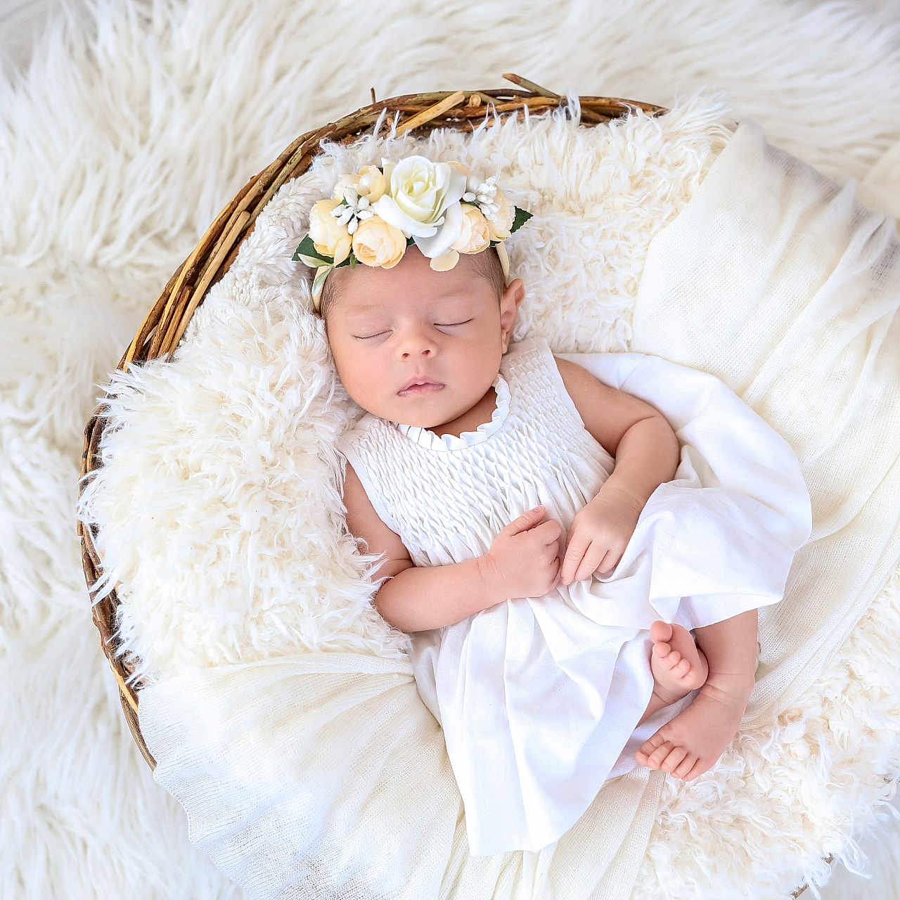 Daya joined the competition — help win amazing prizes! baby, basket, bed, blanket, bonnet, clothing, cradle, crib, cushion, face, furniture, hat, head, homedecor, infantbed, newborn, person, photography, portrait, sleeping
