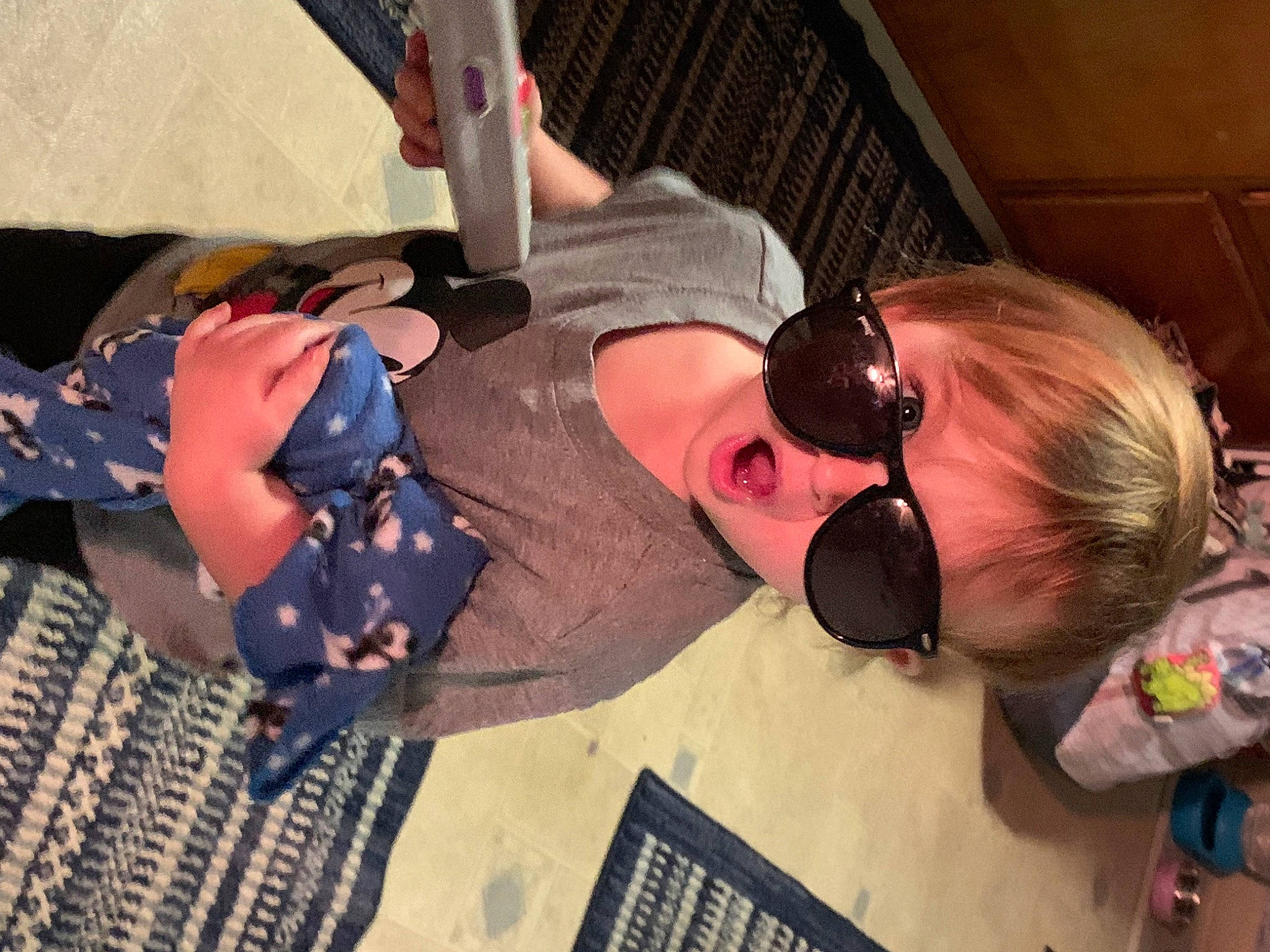 Everleigh is registered to the contest to win money with this photo: child, comfort, elbow, eyewear, fun, goggles, hat, leisure, pattern, person, room, sunglasses, thigh, toddler, vacation, vertebrate, wrist