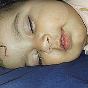 Jenibeth joined the competition — help win amazing prizes! baby, sleeping, face, child, pink_clothing, peaceful, resting, closeup, infant, portrait, soft_light, indoors, toddler, cute, calm, hair, skin, hand, blanket, relaxation