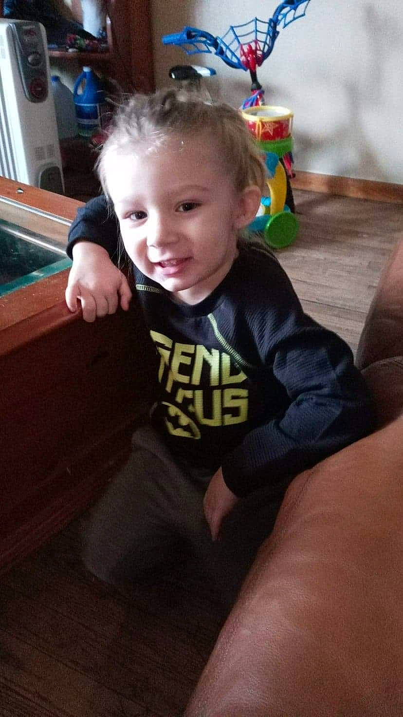 Gabriel joined the competition — help win amazing prizes! baby_toddler_clothing, blond, chair, child, finger, flooring, fun, hair, hairstyle, happy, hardwood, joy, leg, person, sitting, skin, sleeve, smile, t_shirt, thumb