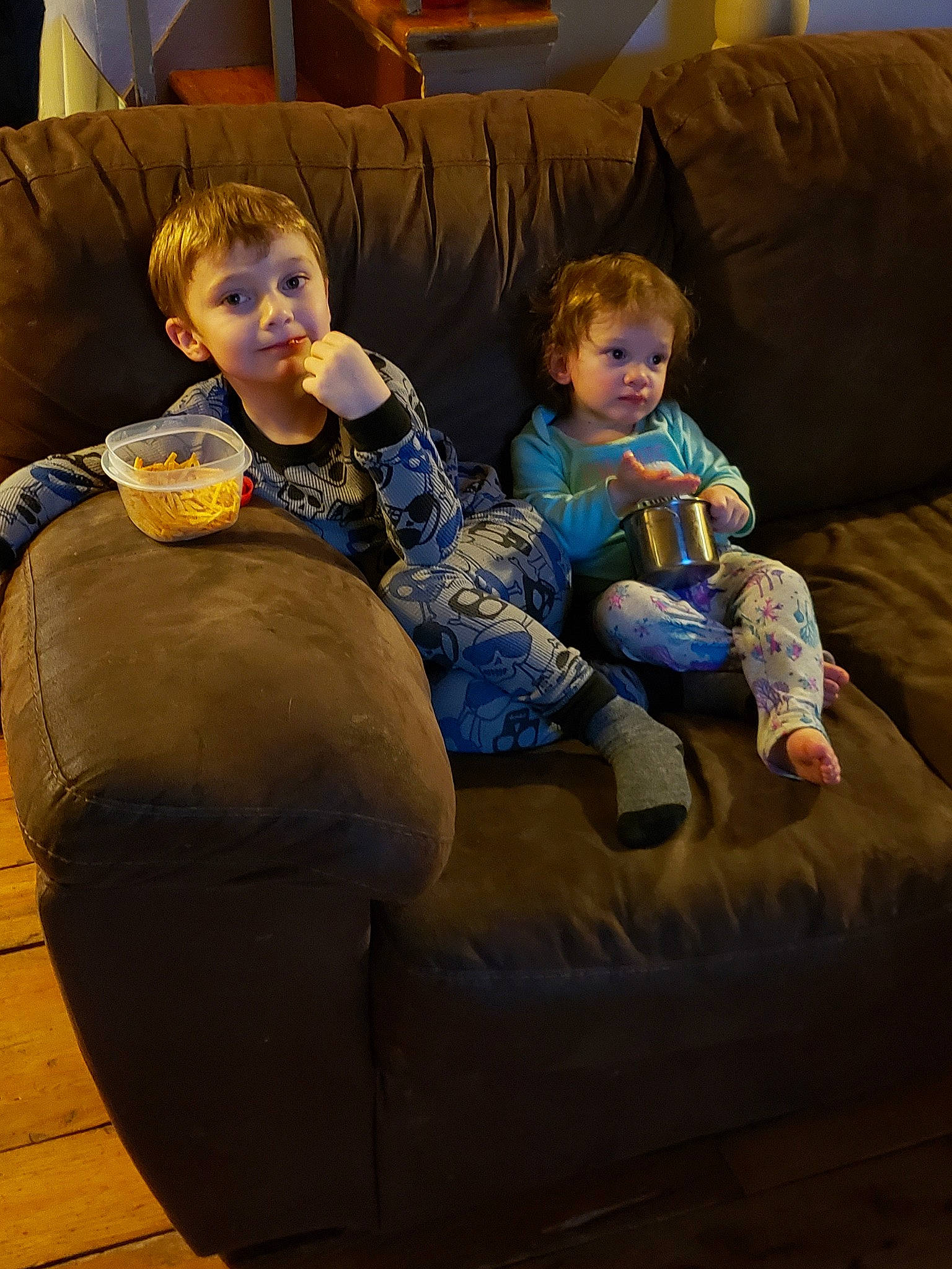 Brooklyn is registered to the contest to win money with this photo: child, comfort, couch, fun, furniture, person, sitting, toddler