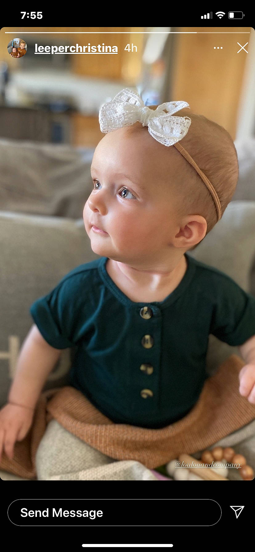 Remi is registered to the contest to win money with this photo: baby, baby_toddler_clothing, cheek, child, ear, hair_accessory, head, headband, headgear, person, skin, toddler