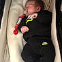 Rowan joined the competition — help win amazing prizes! baby, sleeping, bassinet, blanket, pacifier, clothing, nike, infant, cozy, cute, child, indoor, soft, toy, accessory, resting, adorable, peaceful, comfort, angel_wings