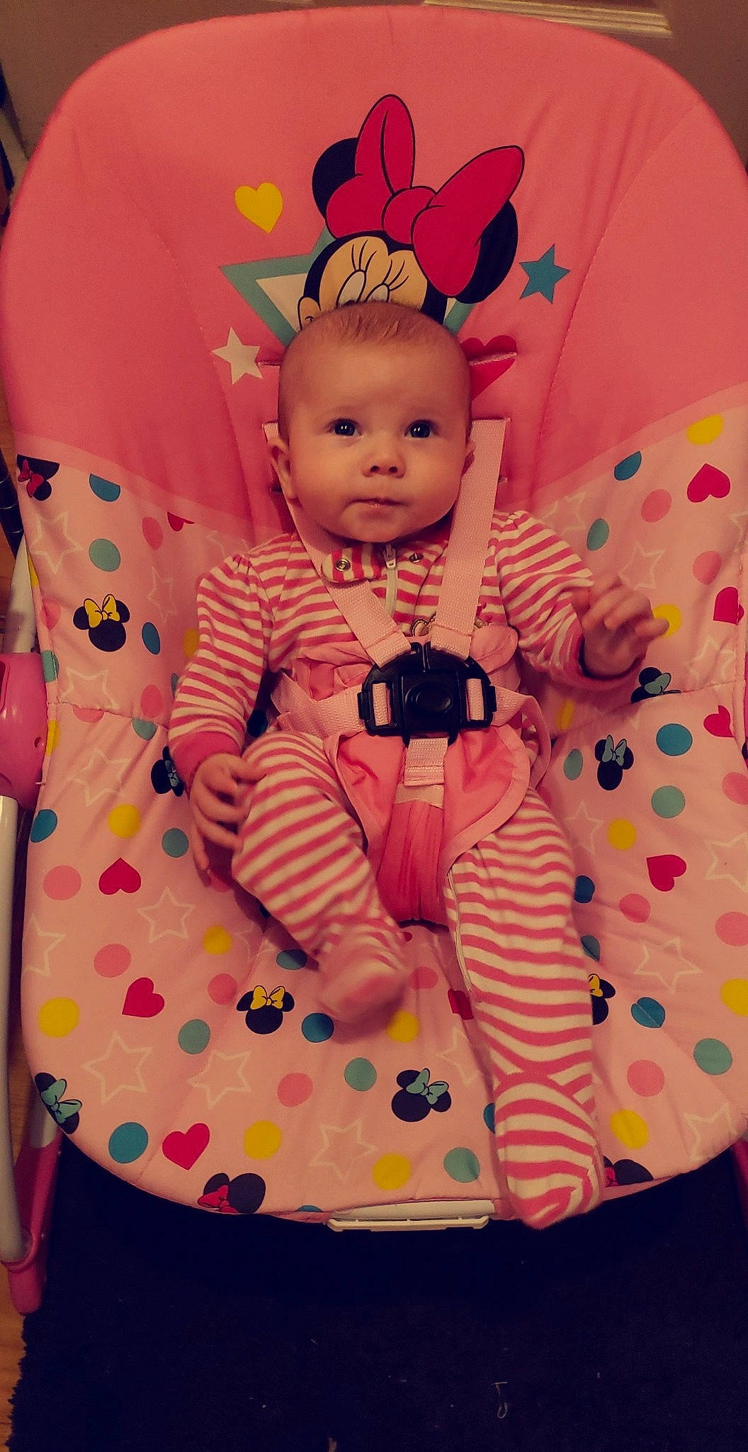 Annabelle is registered to the contest to win money with this photo: baby, cheek, child, person, photography, pink, skin, stuffed_toy, textile, toddler