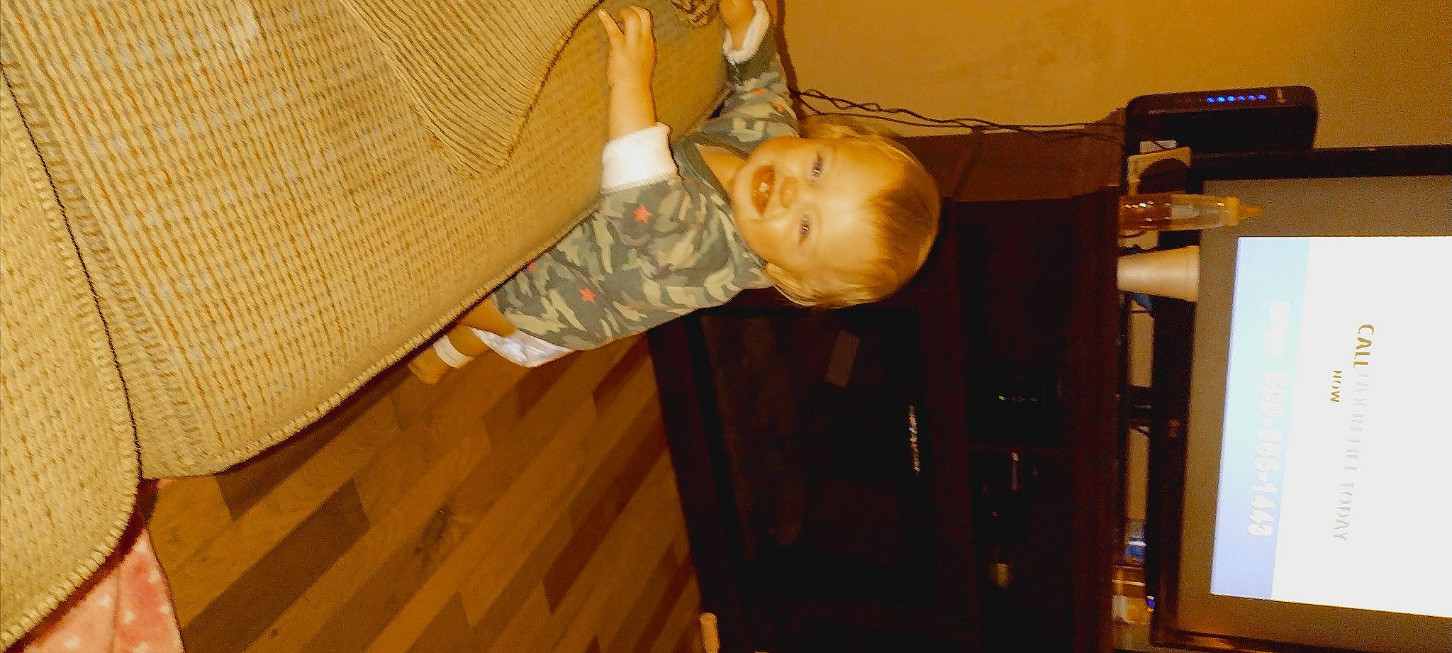 Raelynn joined the competition — help win amazing prizes! baby, baby_products, ceiling, child, comfort, door, flooring, fun, hardwood, joy, pattern, person, room, toddler, umbrella, varnish, wood, wood_flooring, wood_stain