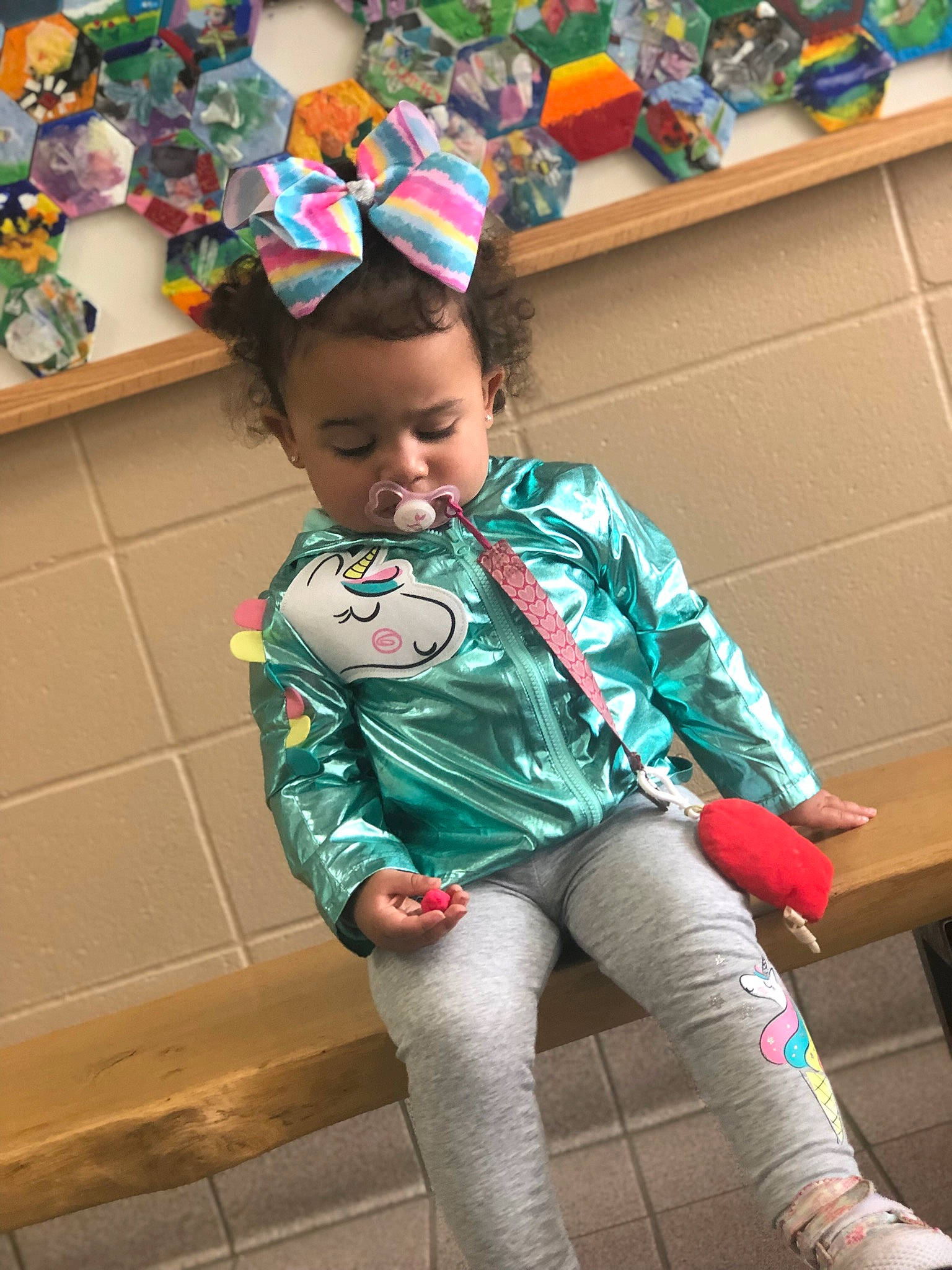 Anabella joined the competition — help win amazing prizes! child, leg, person, sleeve, toddler