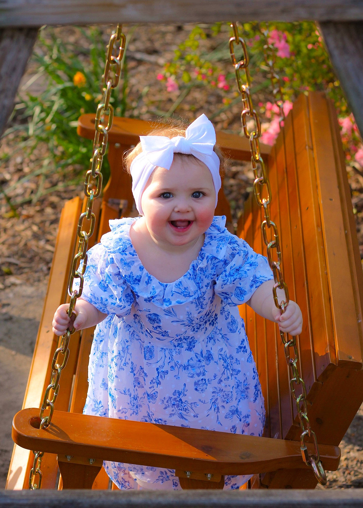 Adelina is registered to the contest to win money with this photo: baby, baby_toddler_clothing, child, electric_blue, event, eye, fun, grass, happy, head, headwear, joy, leaf, leisure, people, person, plant, purple, recreation, sitting