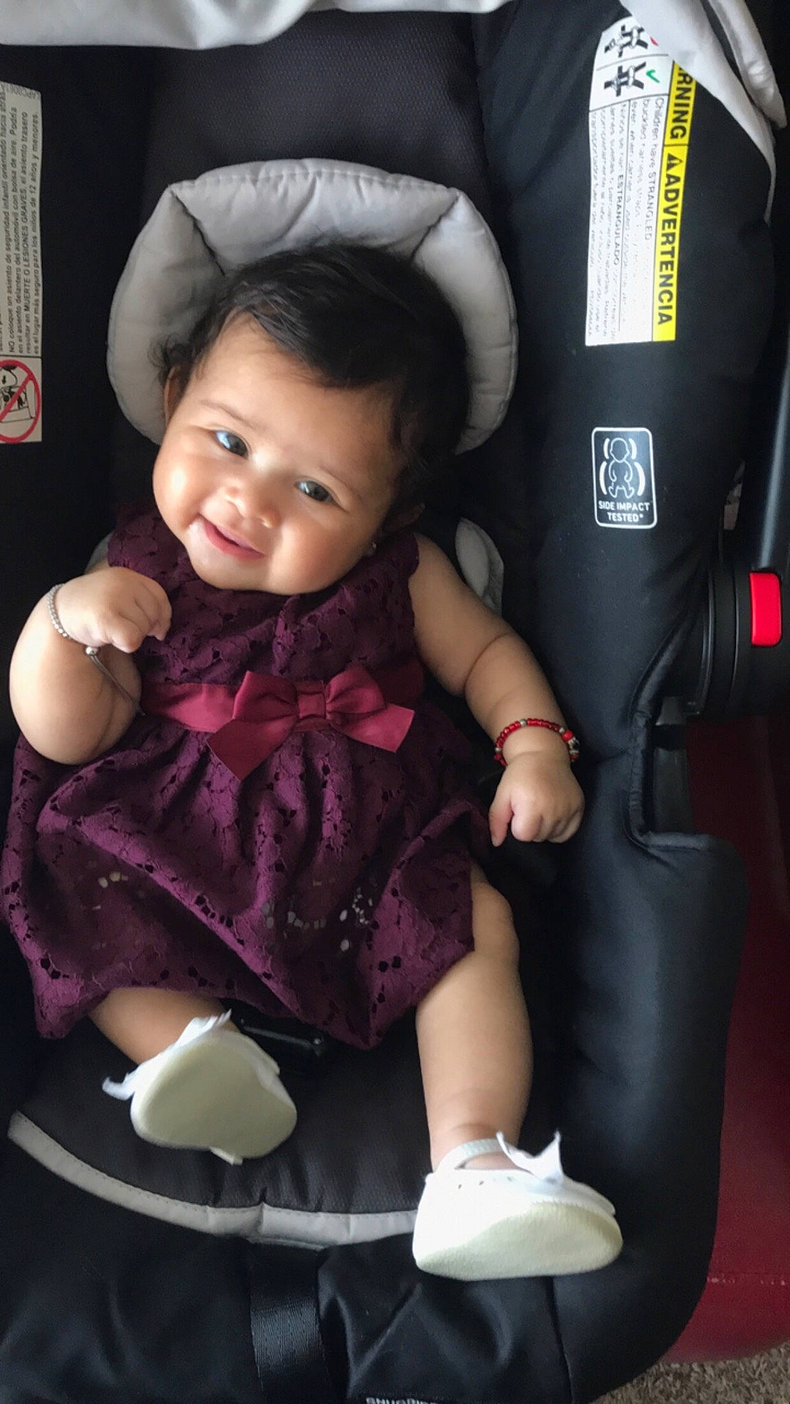 Daleyza joined the competition — help win amazing prizes! car_seat, child, doll, person, toddler, toy